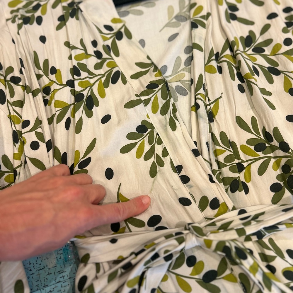 Olive 🫒 Tree Robe - Picture 12 of 12
